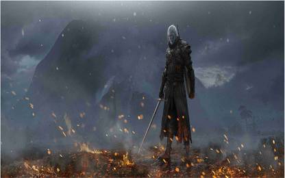 The Witcher Game Wall Poster For Room With Gloss Lamination M33 Paper Print