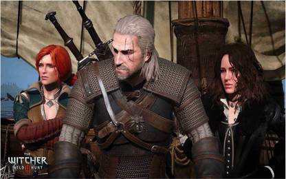 The Witcher Game Wall Poster For Room With Gloss Lamination M7 Paper Print