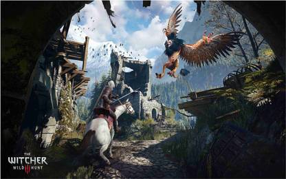 The Witcher Game Wall Poster For Room With Gloss Lamination M13 Paper Print