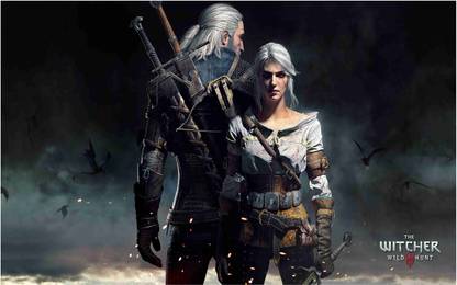 The Witcher Game Wall Poster For Room With Gloss Lamination M19 Paper Print