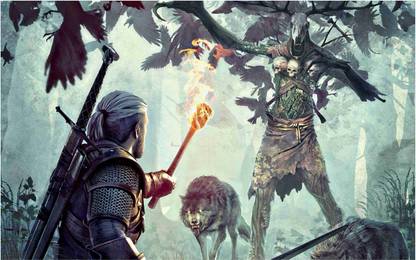 The Witcher Game Wall Poster For Room With Gloss Lamination M9 Paper Print