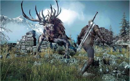 The Witcher Game Wall Poster For Room With Gloss Lamination M1 Paper Print