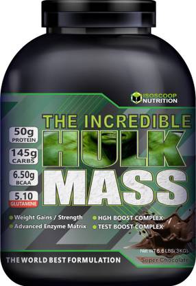 iso scoop nutrition HULK MASS WEIGHT GAINS/STRENTH ADVANCED ENZYME ZATRIX HGH BOOST Weight Gainers/Mass Gainers