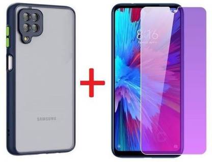 YuniKase Back Cover for Samsung Galaxy F62, With Tempered Glass Combo
