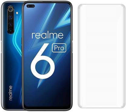 Msons Screen Guard for Realme 6 | Full Glue Original Tempered Glass 9H Hardness Full Screen Coverage