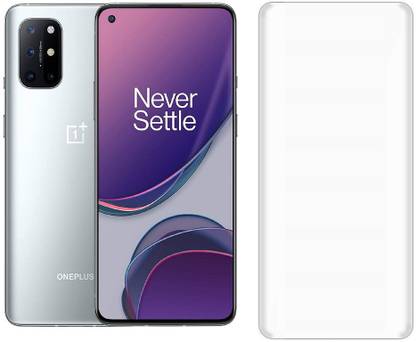 MobiTracs Screen Guard for OnePlus 8T | Full Glue Original Tempered Glass 9H Hardness Full Screen Coverage