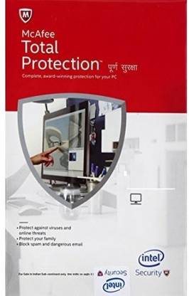 McAfee Total Security 5 User 1 Year (Renewal)