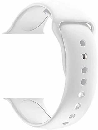 Viraan Soft Silicone plain Wristband Compatible with Apple IWatch Series 6/5/4/3/2/1 (42MMM-44MM) Smart Watch Strap