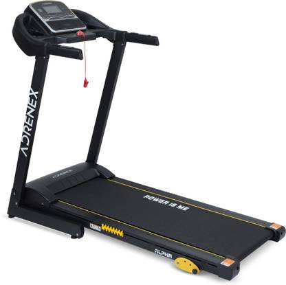 Adrenex by Flipkart Alpha Pro 2HP Manual Incline Motorized with 12 Preset Programs, Anti Skid Belt and Free Installation Treadmill (Max Weight:100 kg)