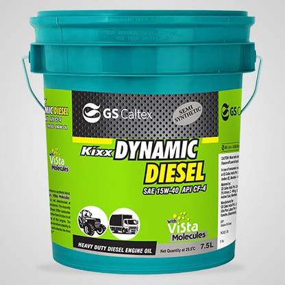 GS CAlTEX Kixx Dynamic Diesel 15W-40 API CF4 Semi Synthetic Heavy Duty Engine Oil
