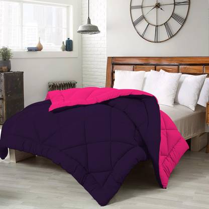 Riyans group Checkered Single Comforter for Heavy Winter