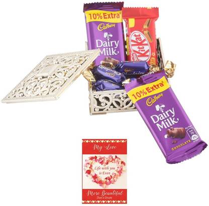 Cadbury Chocolate Gift Box Combo | Chocolate Gift For Valentine | 225 Combo