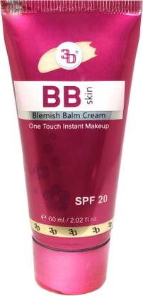 3D BB Blemish Balm Cream with SPF 20 ( 60 ML ) Foundation