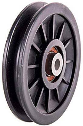 Inventory Sports Inventory/ Gym machine pully with inbuild Bush and Bearing 4-inch(Pack of 1) Black Weight Vest