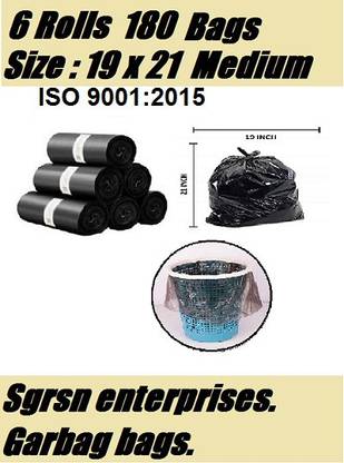 Apto Garbag Bags Medium 13 L Garbage Bag  Pack Of 180