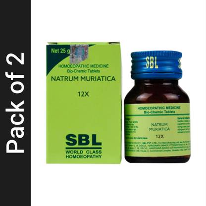 SBL Natrum Muriaticum 12X Tablets