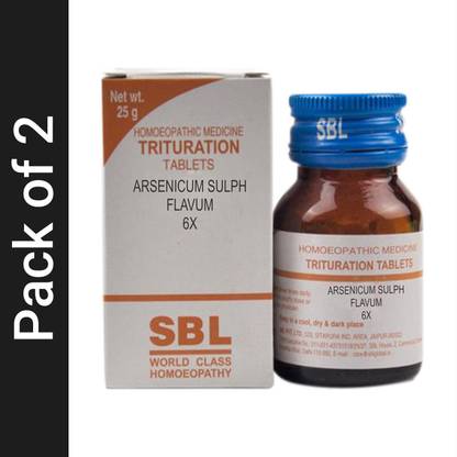 SBL Arsenicum Sulph Flavum 6X Tablets