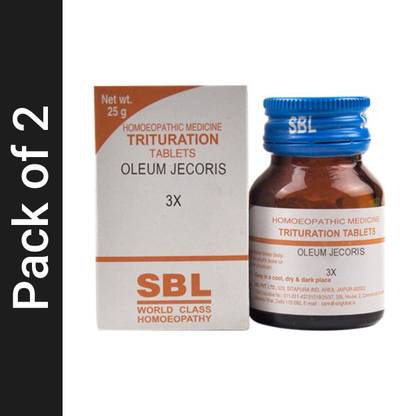 SBL Oleum Jecoris 3X Tablets