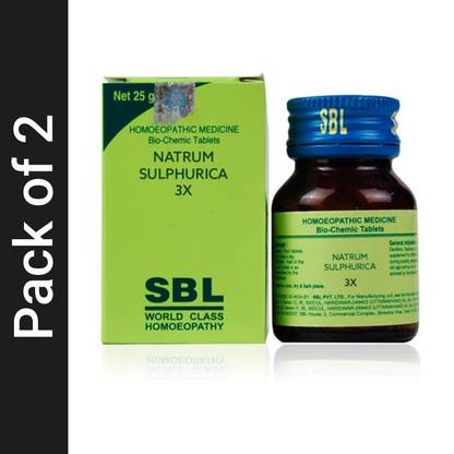 SBL Natrum Sulphurica 3X Tablets