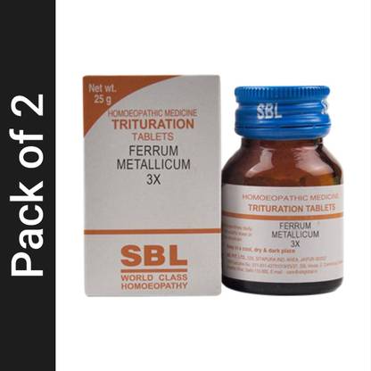 SBL Ferrum Metallicum 3X Tablets