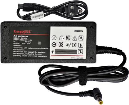 LAPJII Charger RV509,RV510,RF510 Laptops-19V,3.16A,5.5x3.0,W 65 W Adapter