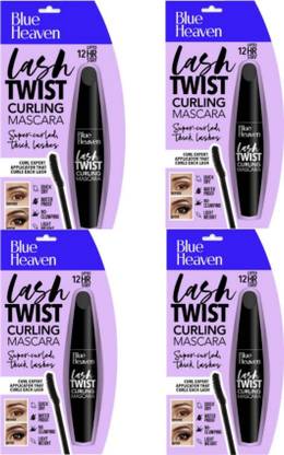 BLUE HEAVEN Water Proof Long Lash Walk Free Curling Mascara COMBO SET 12 ml