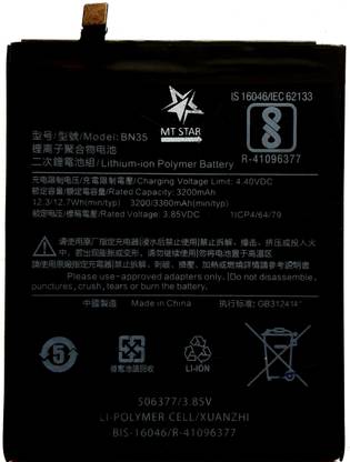 MT STAR Mobile Battery For  Xiaomi Redmi 5 / Mi 5 BN35