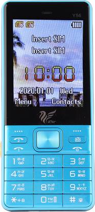 IAIR Basic Feature Dual Sim Mobile Phone with 2800mAh Battery, 2.8 inch Display Screen, 0.8 mp Camera in Twin Shade Colors and Smartphone Looks (FPY56, ICY Blue)
