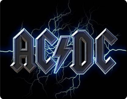 होम्या Neon AC or DC Light Design 3D Print High Resolution माउस पैड