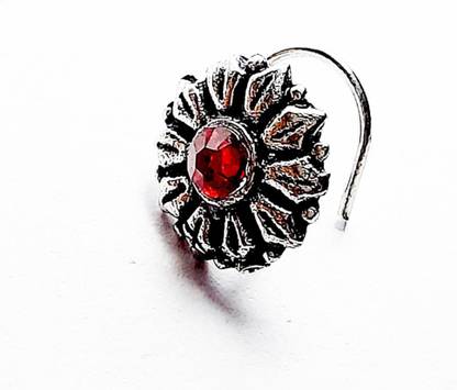 Yash Jewels Emporium Silver Plated Brass Nose Stud