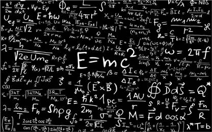 Mathematics Wall Poster For Room With Gloss Lamination M25 Paper Print