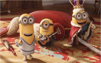 Minions Wall Poster For Room With Gloss Lamination M27 Paper Print