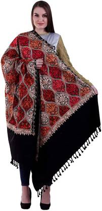 Kashmiri Wool Embroidered Women Shawl