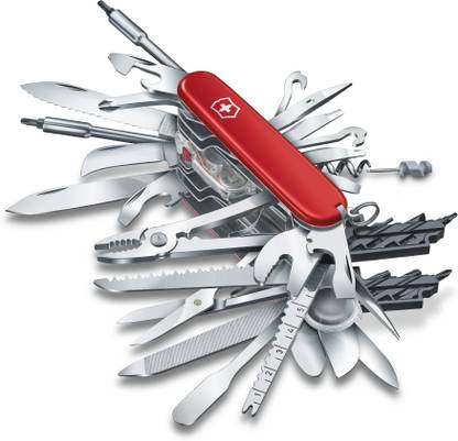 Victorinox Swiss Army, Swiss Champ, Practicality-Packed-Perfection - 91 mm 25 Multi-utility Knife
