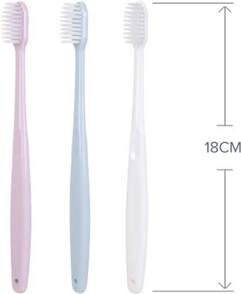 MINISO Simple Style Gum Protection Toothbrush (8 Pack) Soft Toothbrush