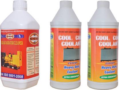 CCC Radiator cleaner descaling inside Free Heavy Duty radiator coolant Concentrate 2L Engine Cleaner