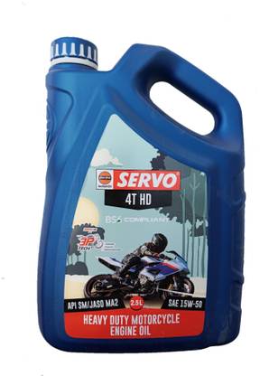 Servo 4T HD 15W50 2.5 L Synthetic Blend Engine Oil