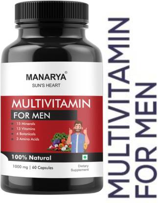 Manarya Sun's Heart Immunity Booster Multivitamin tablets for Men