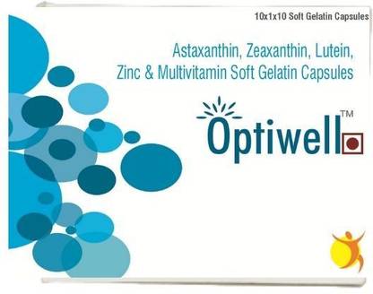 Neiss Labs Ltd Optiwell Supplement, Maintain Eye Health, Multivitamin and Mineral, 100 Softgel