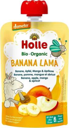 Holle Organic Banana Lama Puree Cereal