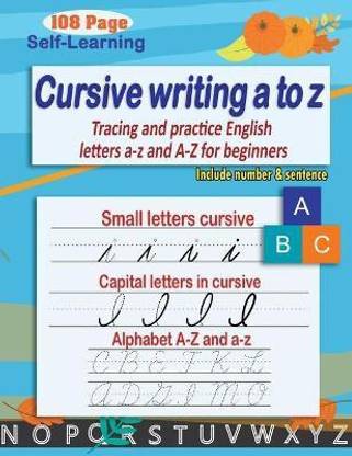 Cursive writing a to z