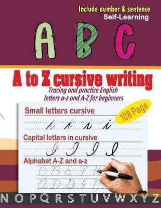 A to Z cursive writing