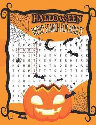 Halloween Word Search For Adults