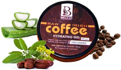Beleza professional Coffee Hydrating Gel for Nourished,Soft ,Clear and Glowing Skin.