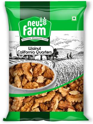 Neu.Farm Akharot - Kernels - California - Quarters - 4 Pieces - Premium Quality Walnuts