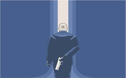 Hitman Game Wall Poster For Room With Gloss Lamination M3 Paper Print
