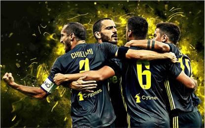 Juventus F.C. Wall Poster For Room With Gloss Lamination M15 Paper Print