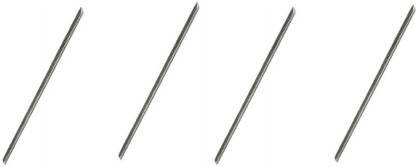 INVENTO 4pcs SS304 Rustproof Stainless Steel Threaded Rod M6 6mm OD 600mm (0.6 mtr) Long for 3D Printer CNC Robotics Machines DIY Projects 0.6 Rebar