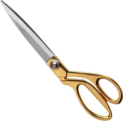 PuthaK Tailor Scissors Professional 10.5" Gold Plated Stainless Steel Professional Shears Heavy Duty Scissors