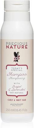 AlfaParf Precious Nature Shampoo With Grape & Lavender For Curly & Wavy Hair